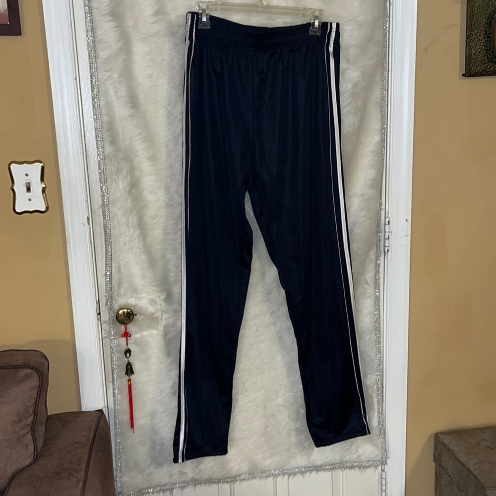 Ultra Performance Tricot Trainer Jogging Pants Sweatpants w/ Piping  & Stripe